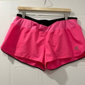 Pink adidas shorts